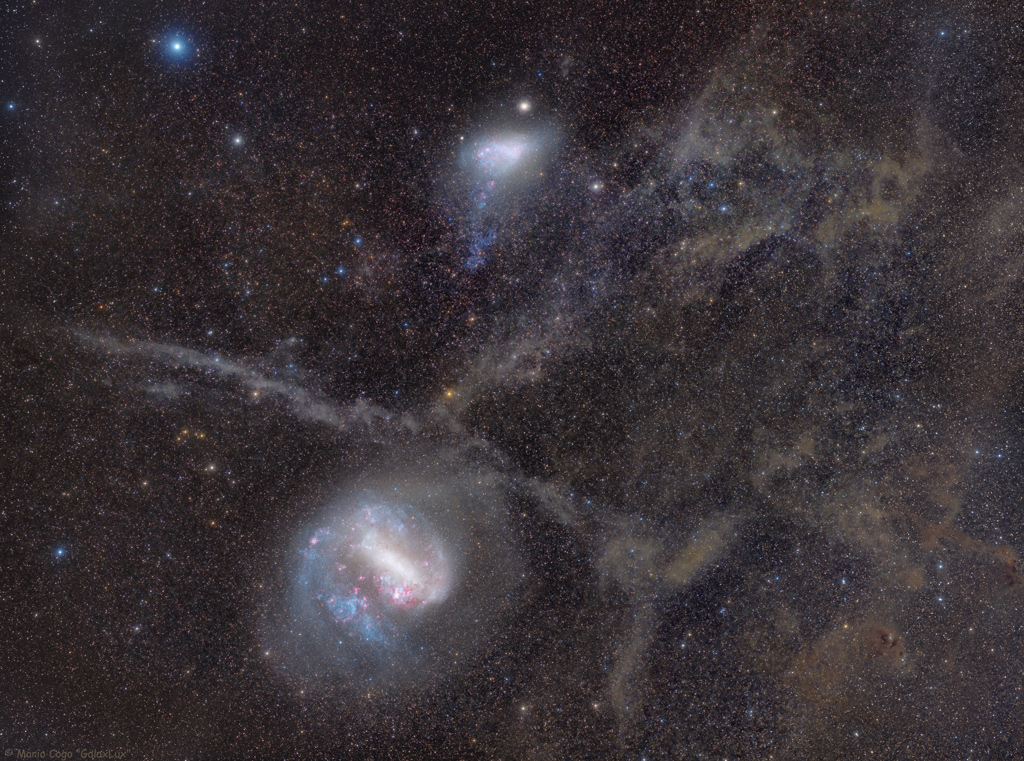 Magellanic Clouds H-alpha and the Magellan's Ghost RGB